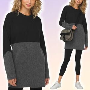 LULULEMON Restful Intention Sweater Sz Small Black / Heathered Core Dark Grey